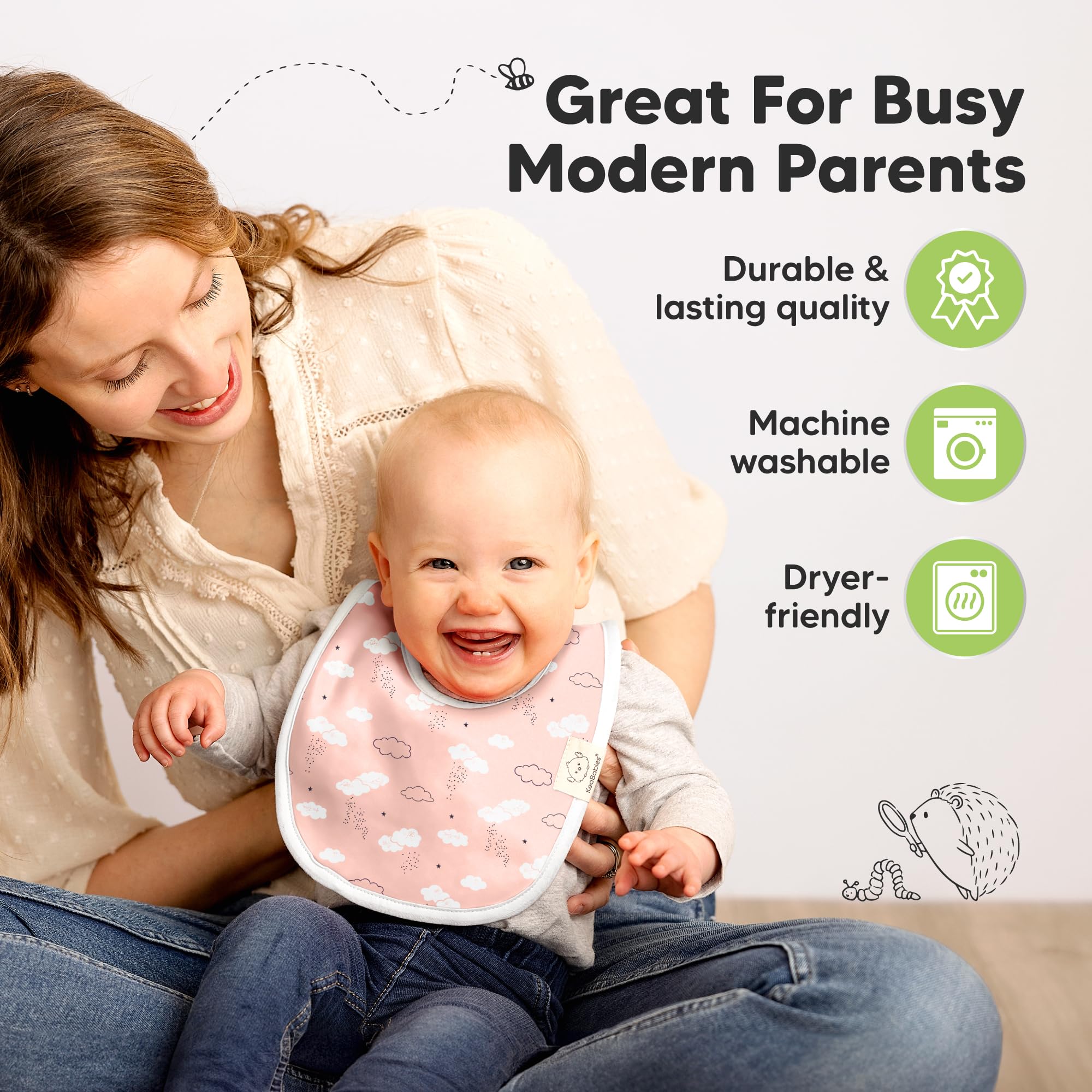 KeaBabies gift-ready packaging ideal for baby registries or gifting.