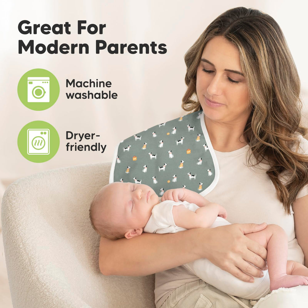 KeaBabies highly absorbent for milk spit-up cleanup