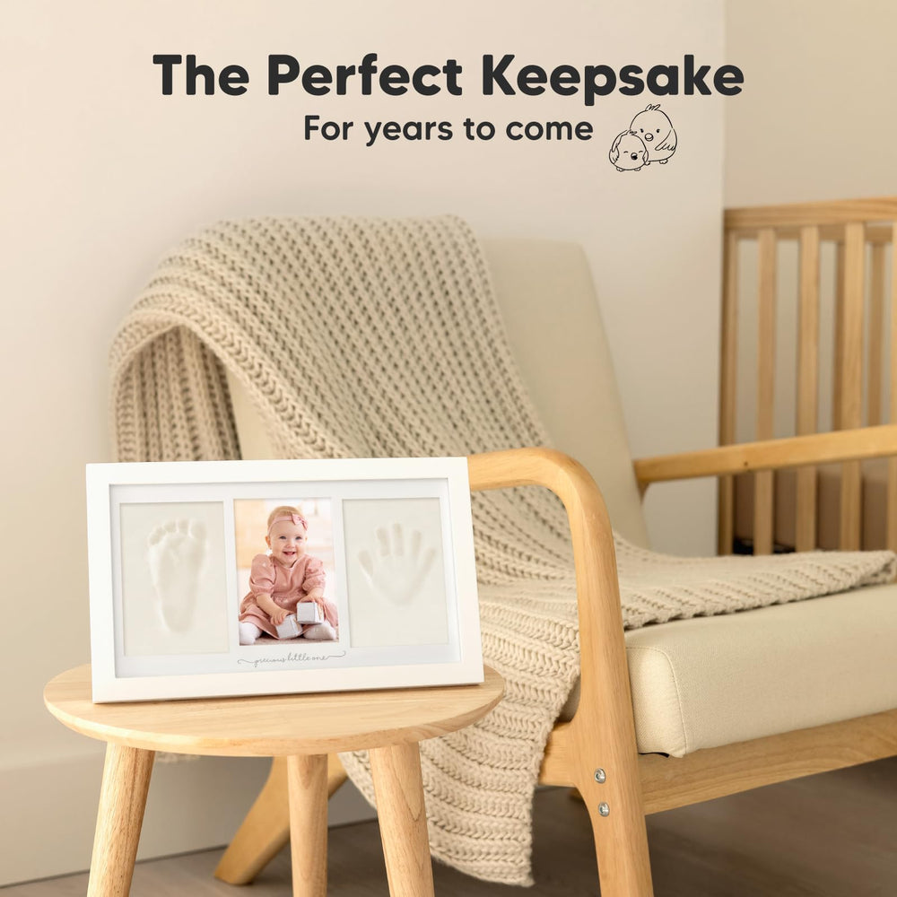 KeaBabies acrylic paint kit with brush for personalized footprint art