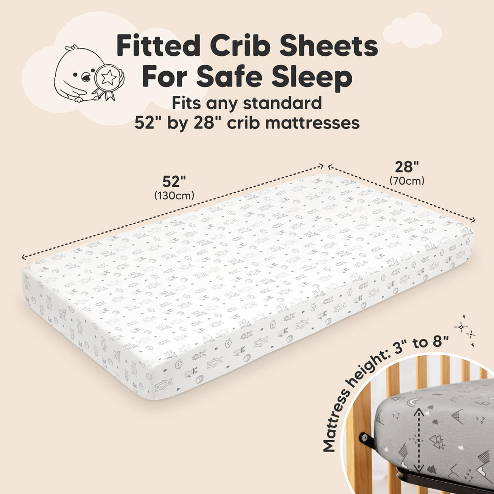 KeaBabies Aereo breathable-airflow keeps baby comfortable through the night.