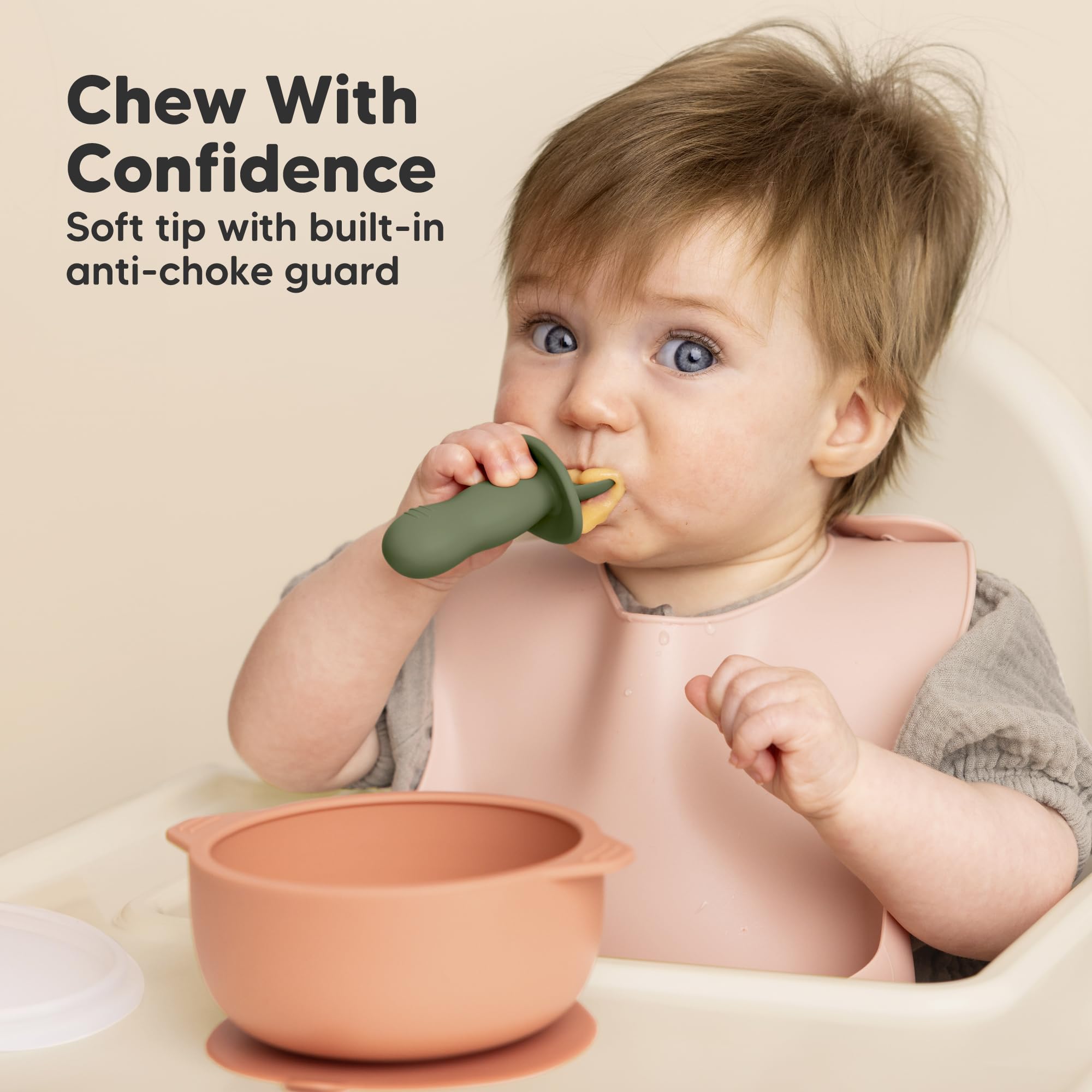KeaBabies slate spoons and forks ease transitions from purees to solids.