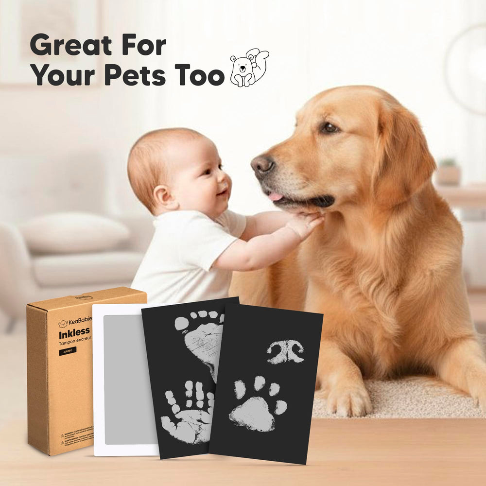 Four 250GSM art cards included for versatile keepsakes with KeaBabies