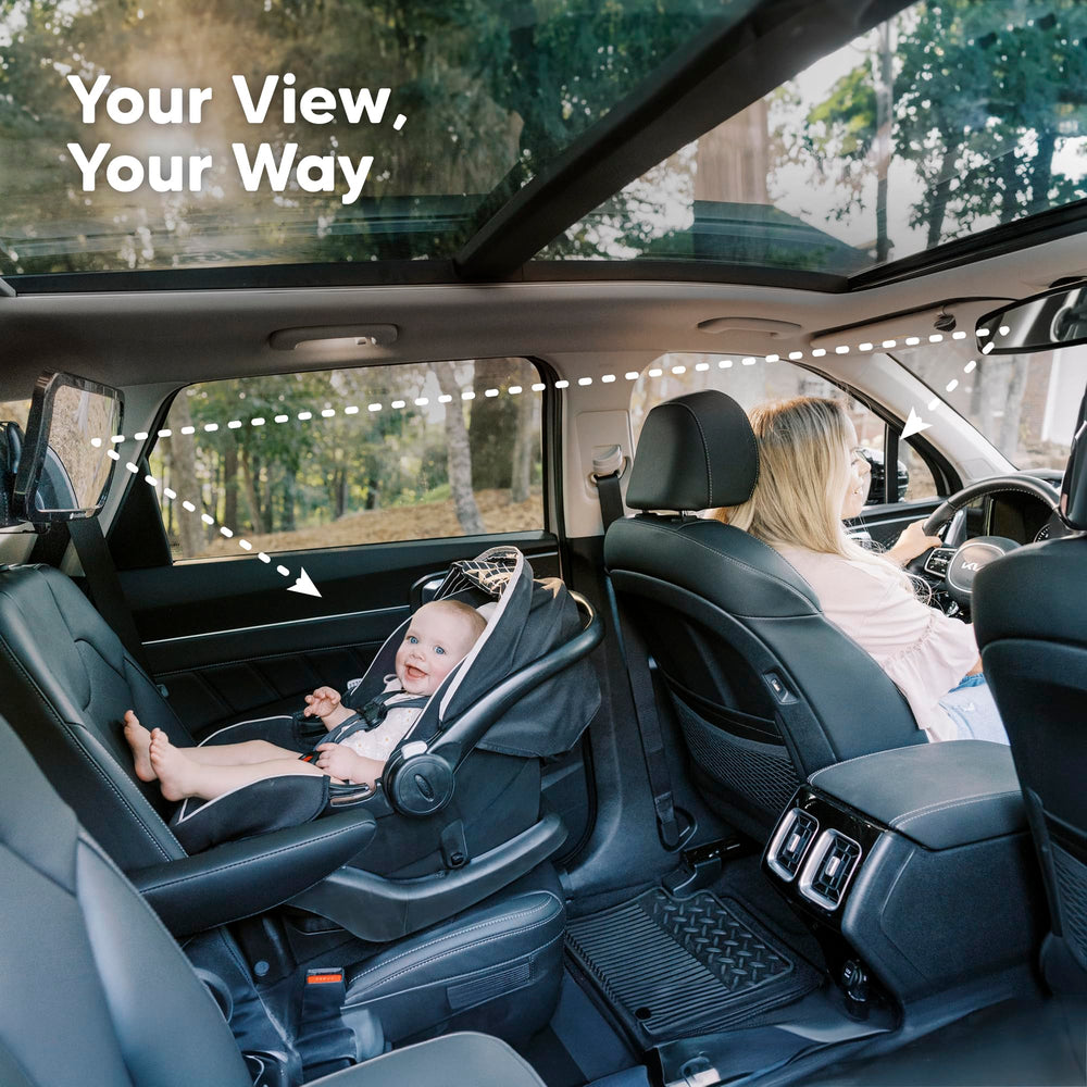 KeaBabies crystal-clear view helps you see your infant clearly