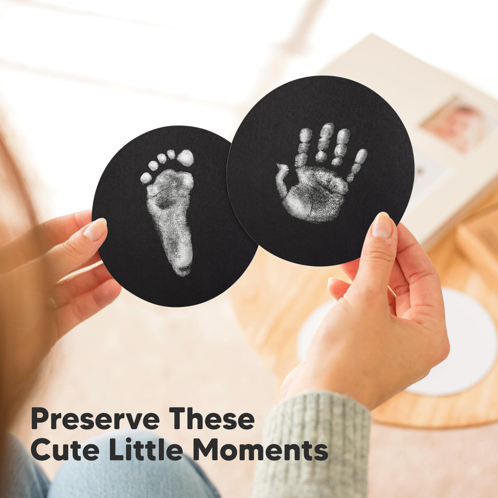 KeaBabies baby hand print ready setup is quick and simple