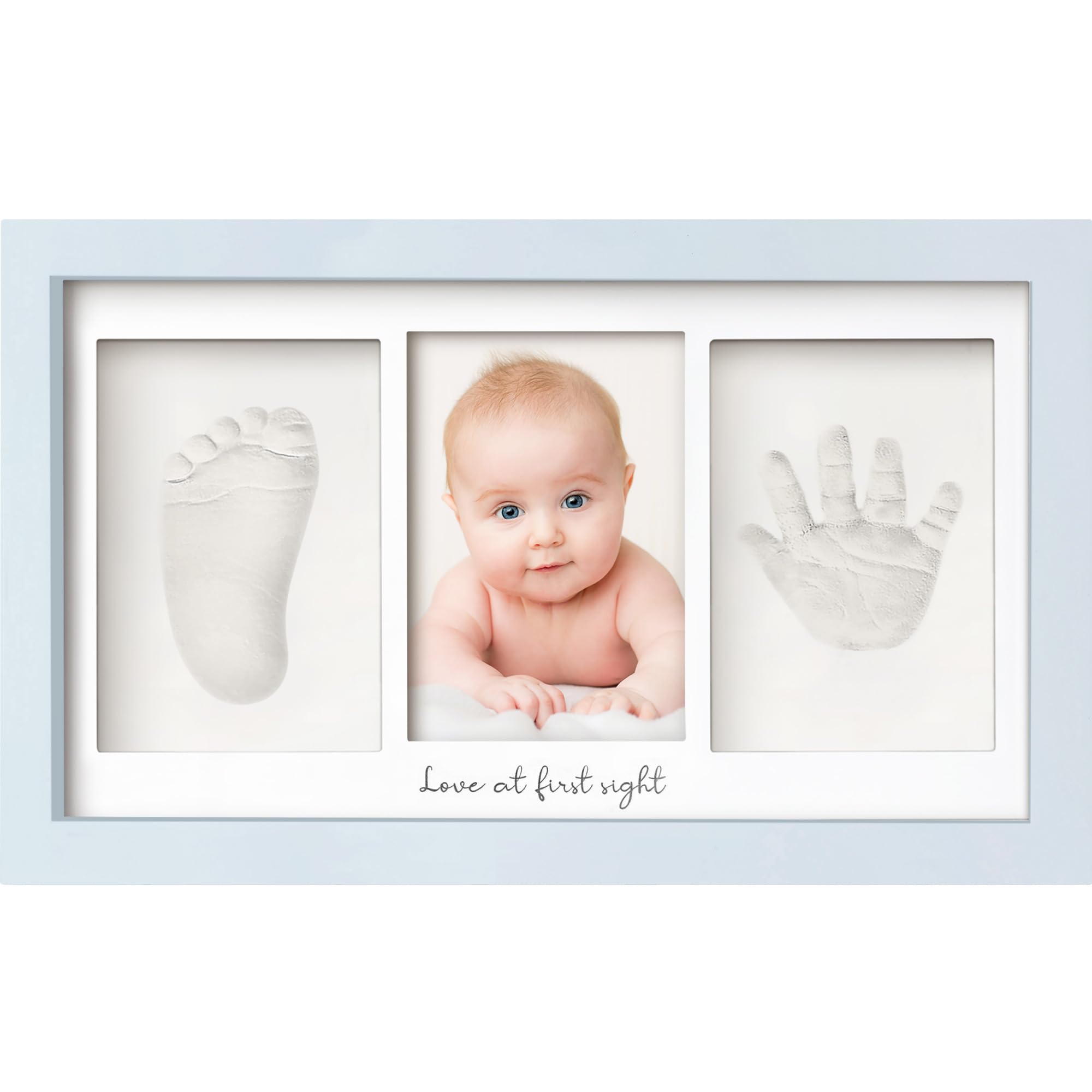 KeaBabies baby handprint frame for lasting keepsakes in the nursery.