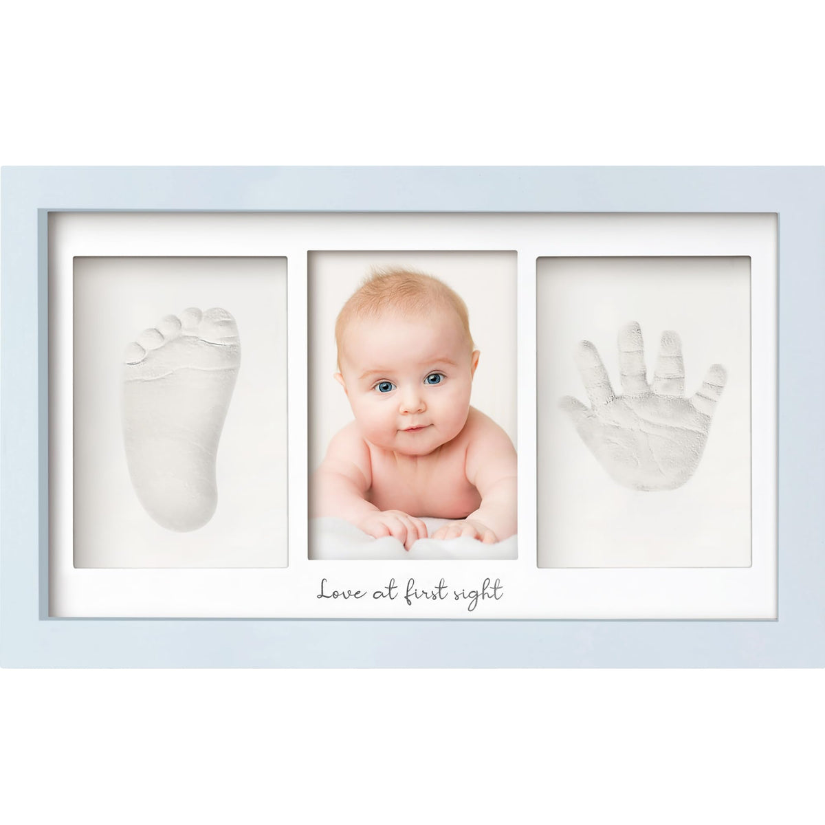 KeaBabies baby handprint frame for lasting keepsakes in the nursery.
