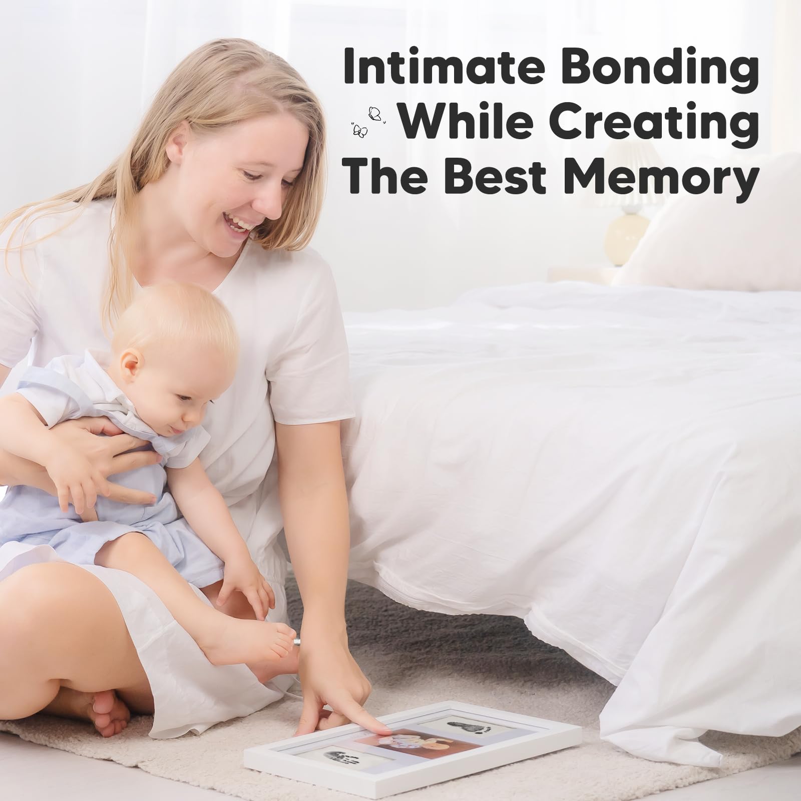 KeaBabies baby-safe ink pad gentle on delicate skin