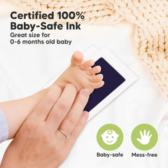 KeaBabies baby-safe inks provide gentle, lab-tested prints for memory books.