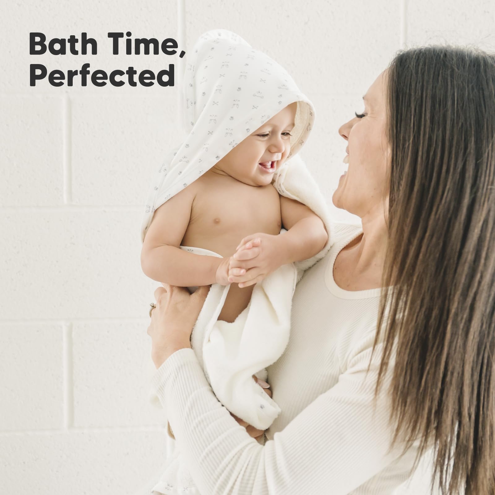 KeaBabies hooded towel ideal for baby shower gifting.