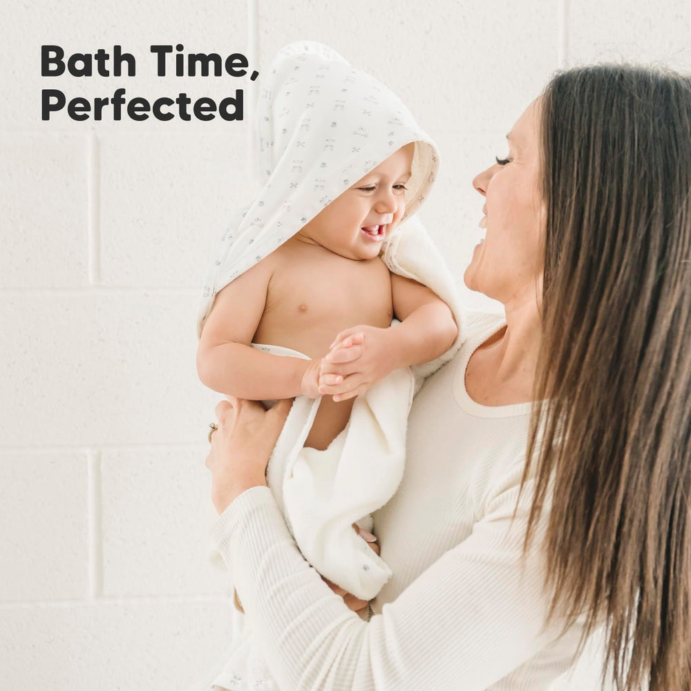 KeaBabies hooded towel ideal for baby shower gifting.