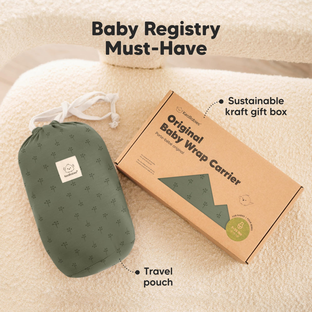 KeaBabies Forest Berries wrap creates a calm, cocoon-like vibe