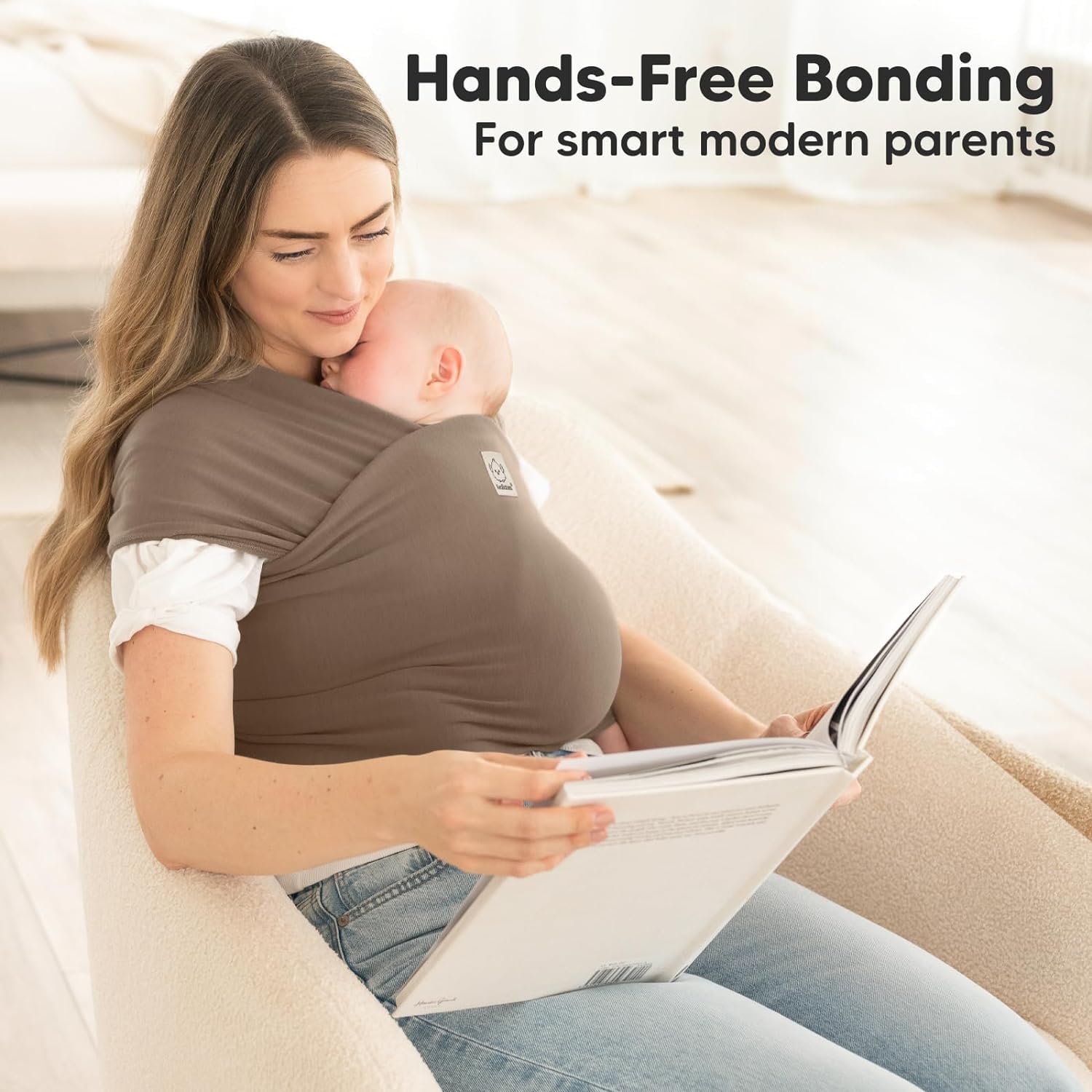 KeaBabies easy-to-wear wrap with clear steps for first-time wearers.