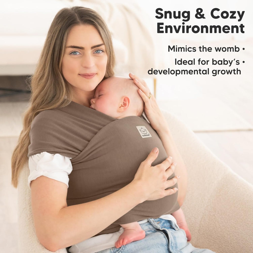 KeaBabies keeps baby calm with a gentle, womb-like carry during outings.