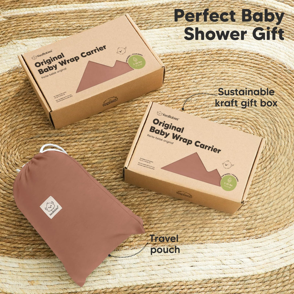 KeaBabies terracotta wrap ideal for family use and shared bonding moments