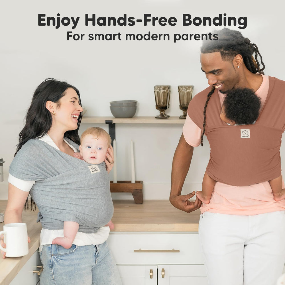 KeaBabies terracotta wrap highlights lightweight breathable fabric for day-long wear