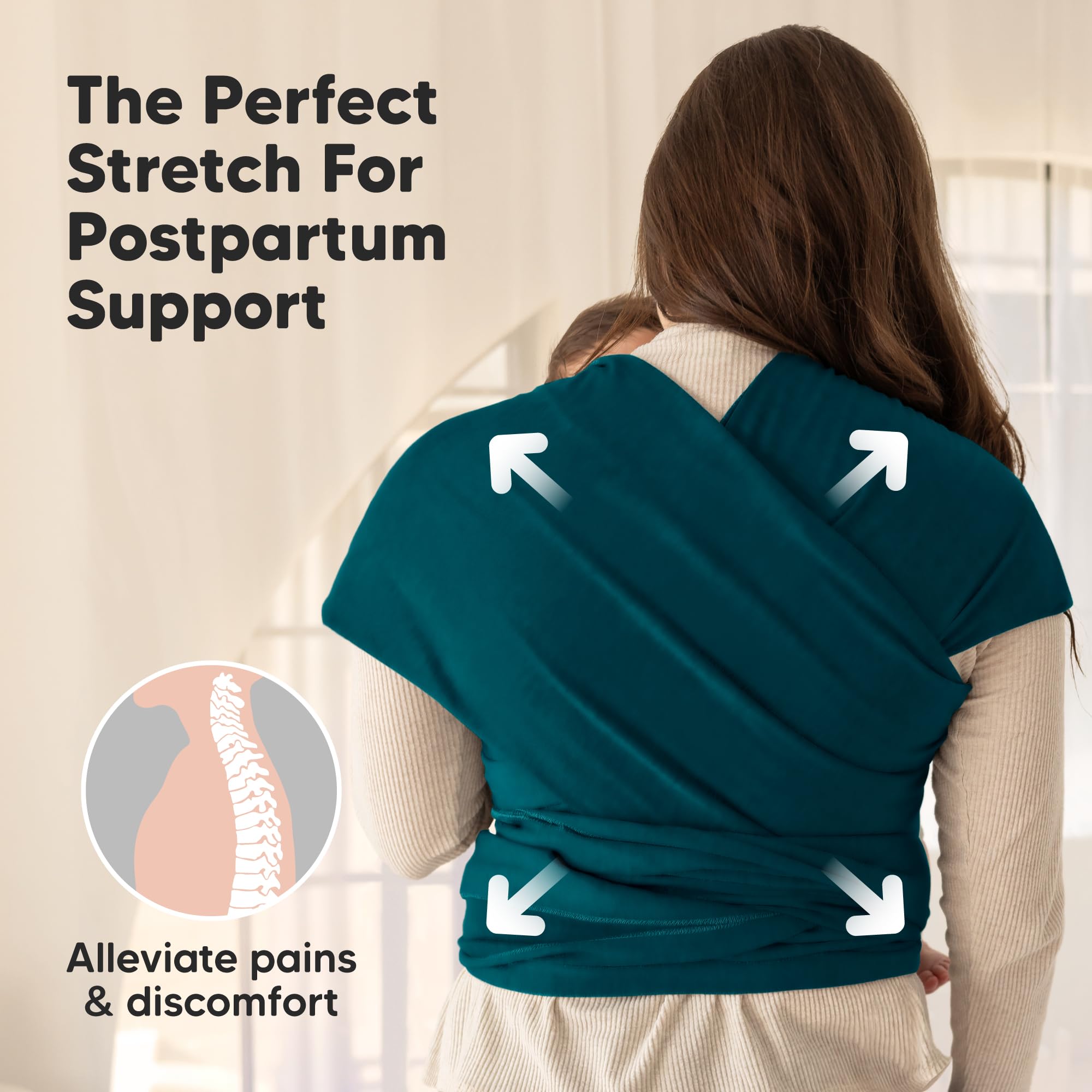 KeaBabies Baby Wrap offers easy-wear design for busy parents.