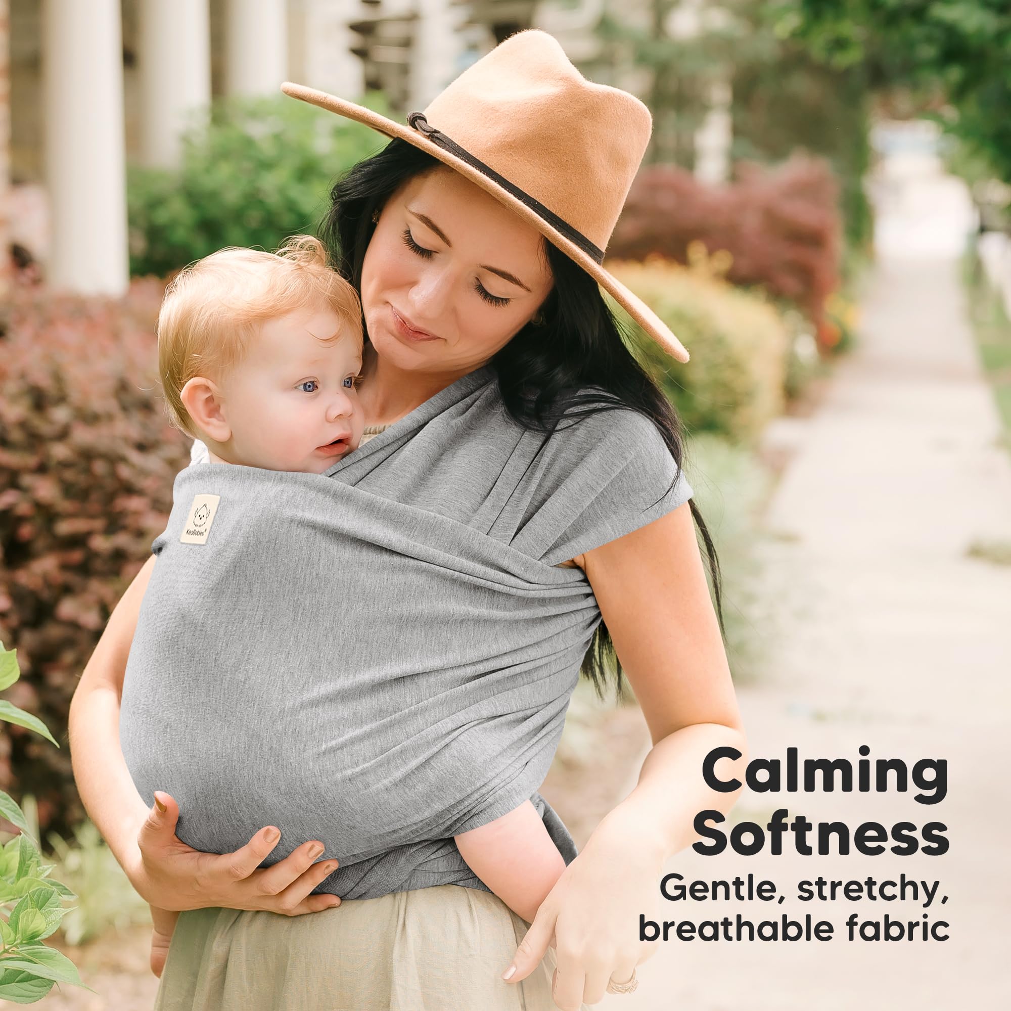 KeaBabies wrap is IHDi-certified hip-friendly for baby's comfort.