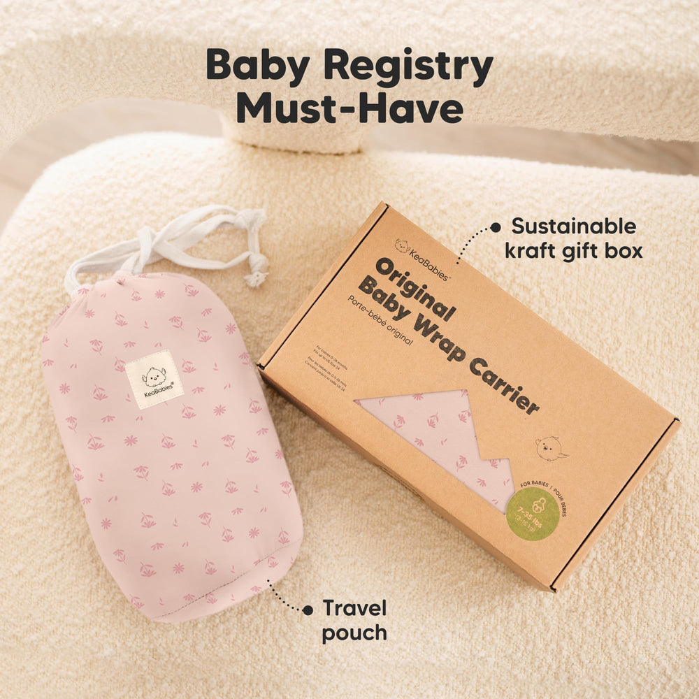 KeaBabies wrap supports newborn to toddler transitions in one solution