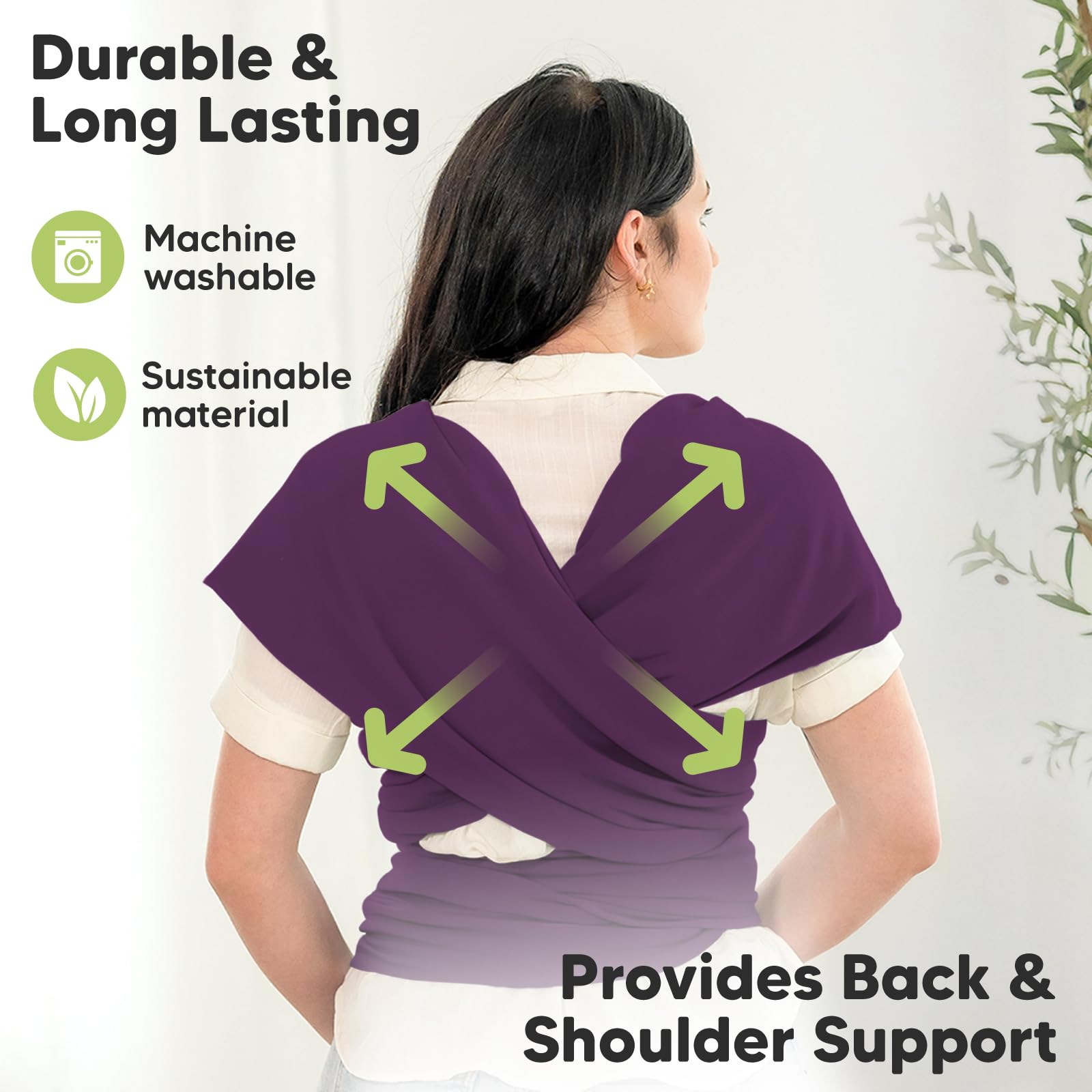 KeaBabies wrap used as nursing cover for close, convenient feeds
