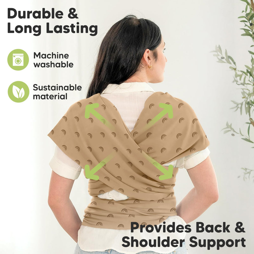 KeaBabies Rainbow nursing cover enables quick, discreet feeds on the go