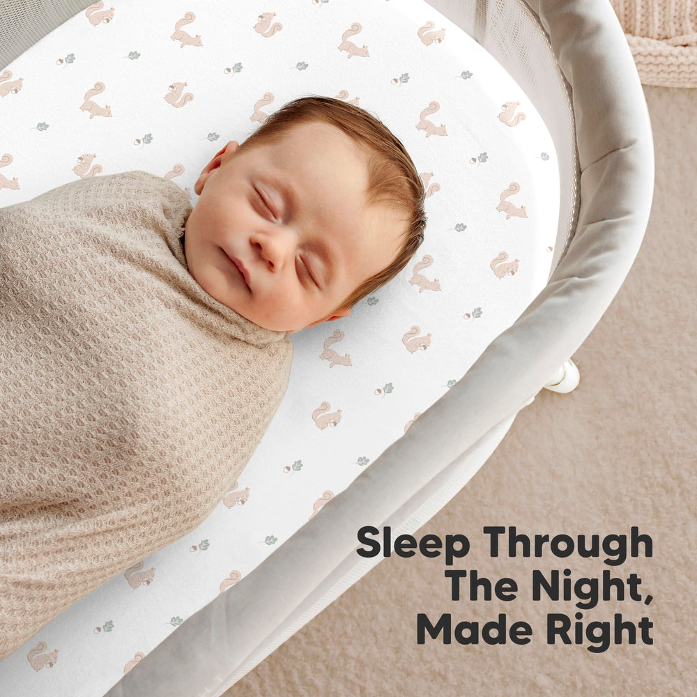 KeaBabies durable sheets are machine washable for busy nurseries.