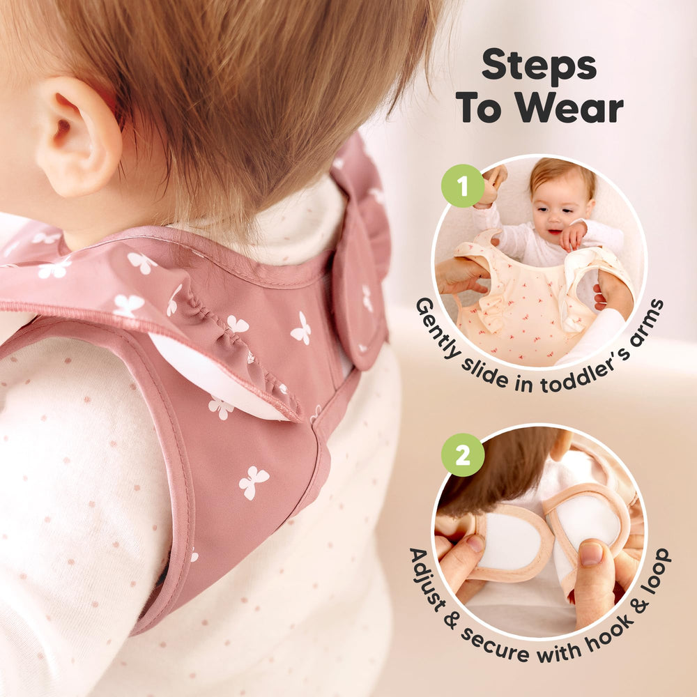 KeaBabies boys bold color bibs for everyday meals