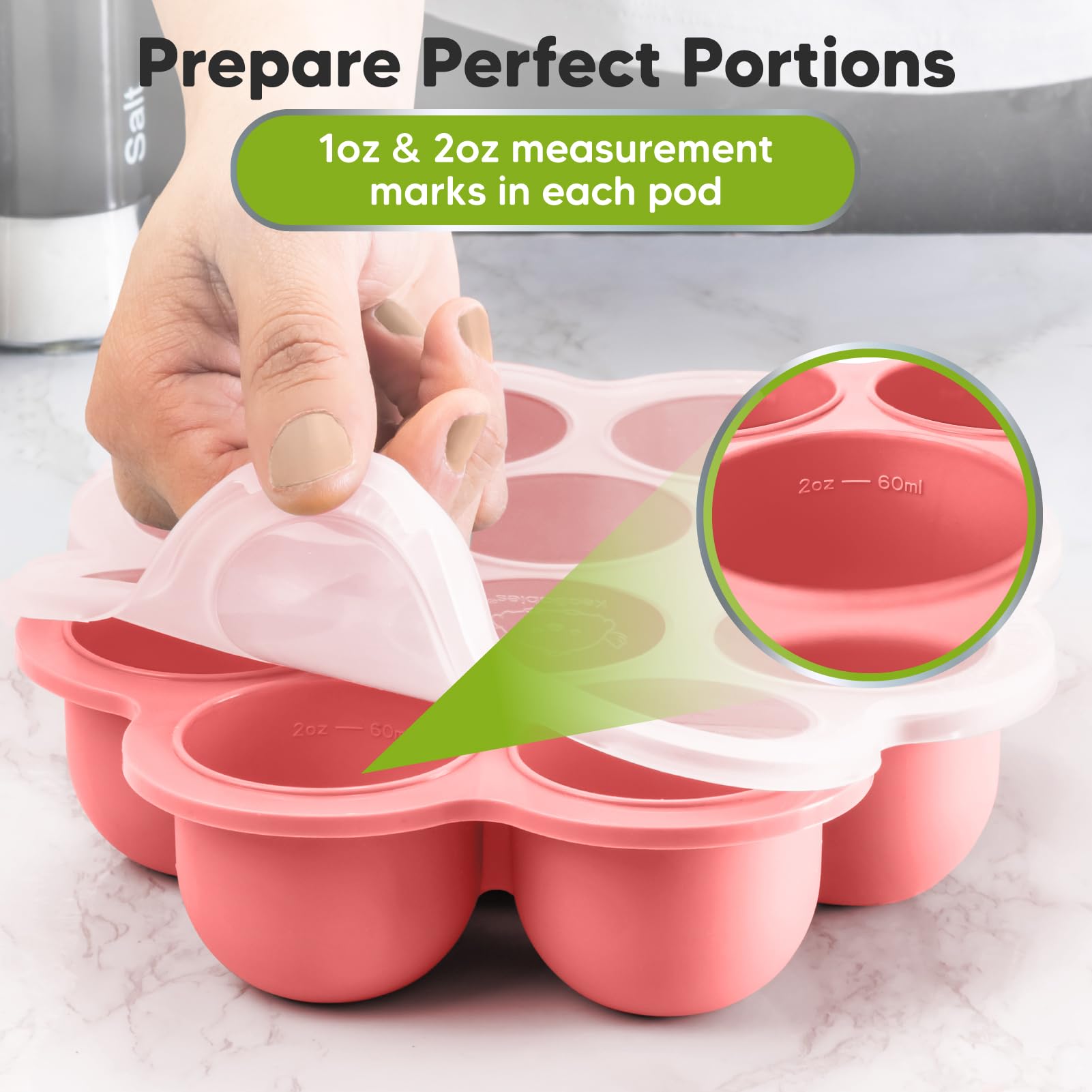 KeaBabies breast milk freezer cubes offer convenient storage for feeds.