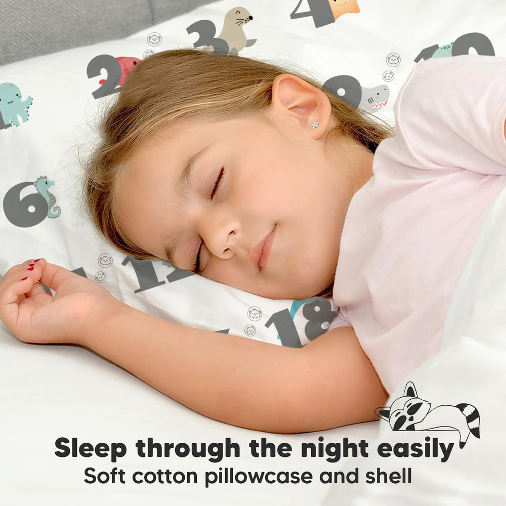 KeaBabies breathable fiber-fill texture emphasizing softness and light support.