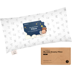 KeaBabies Buddy toddler pillow 10x18 for travel comfort and spine-friendly support.