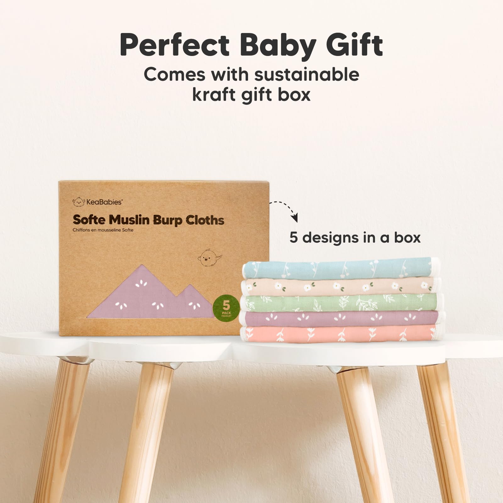 KeaBabies blooms design adds a stylish touch to daily routines