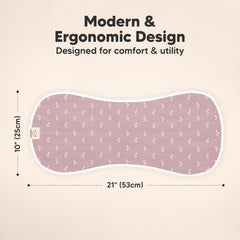 KeaBabies burp cloths with figure-8 design offering secure shoulder coverage