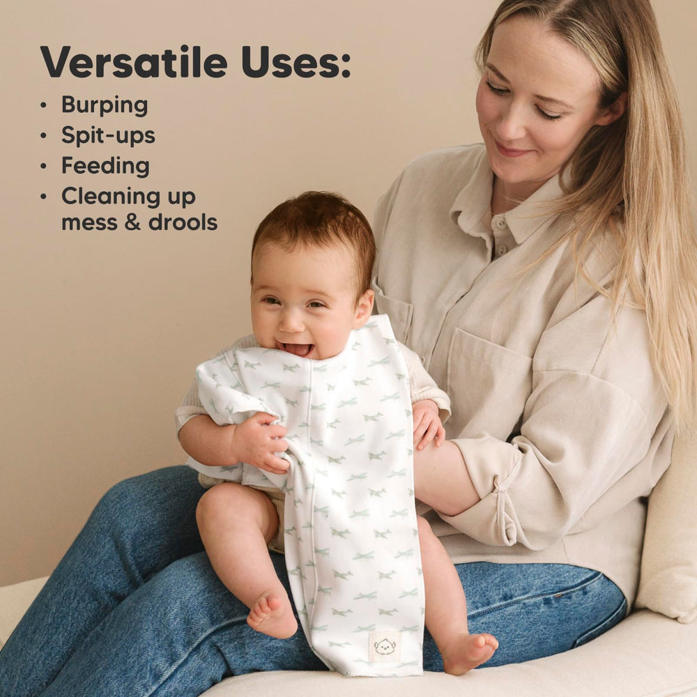 KeaBabies breathable cotton fabric feels soft against baby skin.