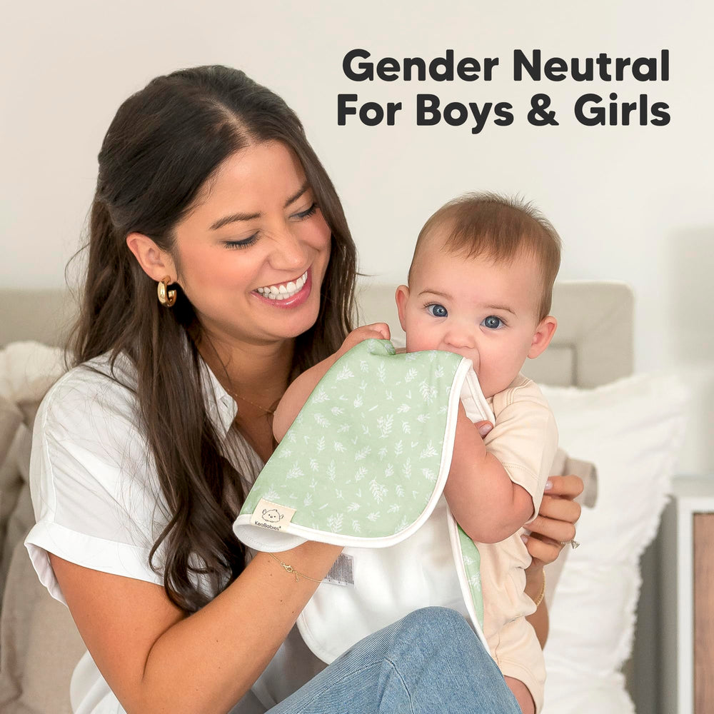 KeaBabies burp cloths survive washing and stay soft after cleans