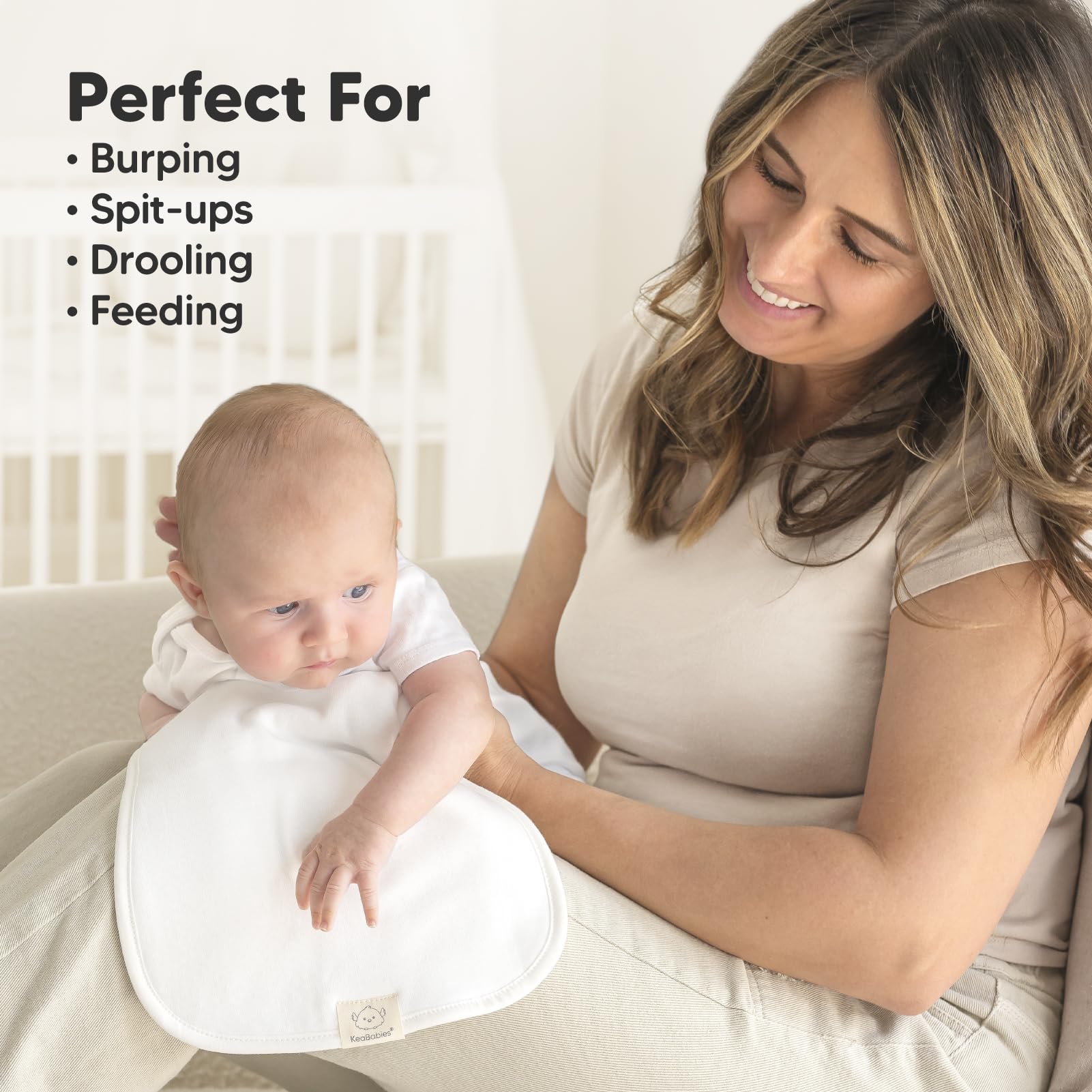GOTS-certified organic cotton from KeaBabies for peace of mind