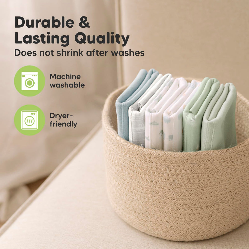 KeaBabies machine washable burp cloths simplify cleanup after spills.