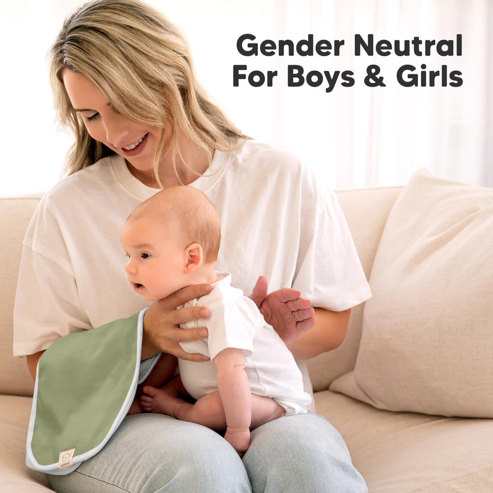 KeaBabies travel-friendly burp cloths for on-the-go spills.