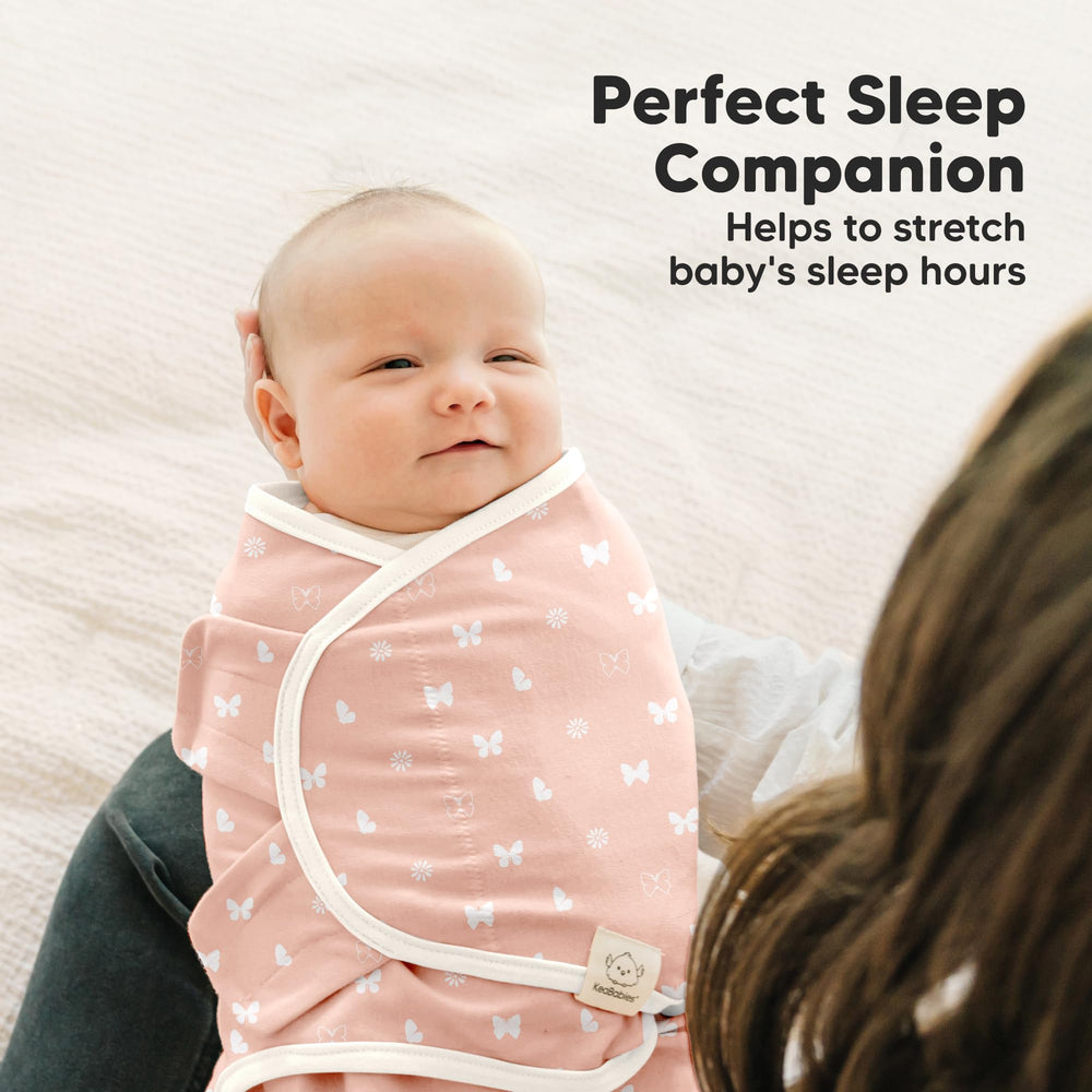 KeaBabies Butterflies design adds gentle charm during naps.