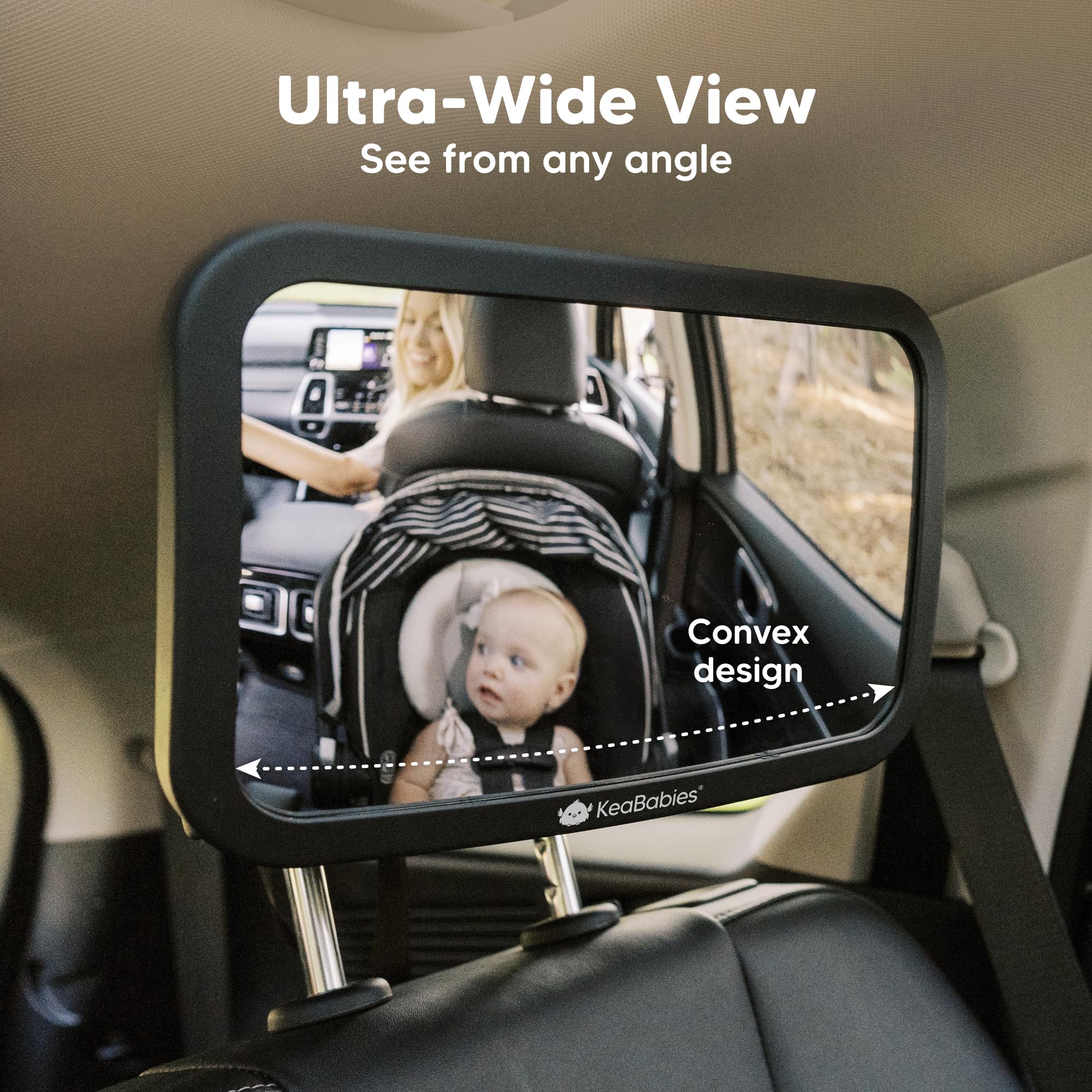 KeaBabies durable mirror uses premium materials for long-term use