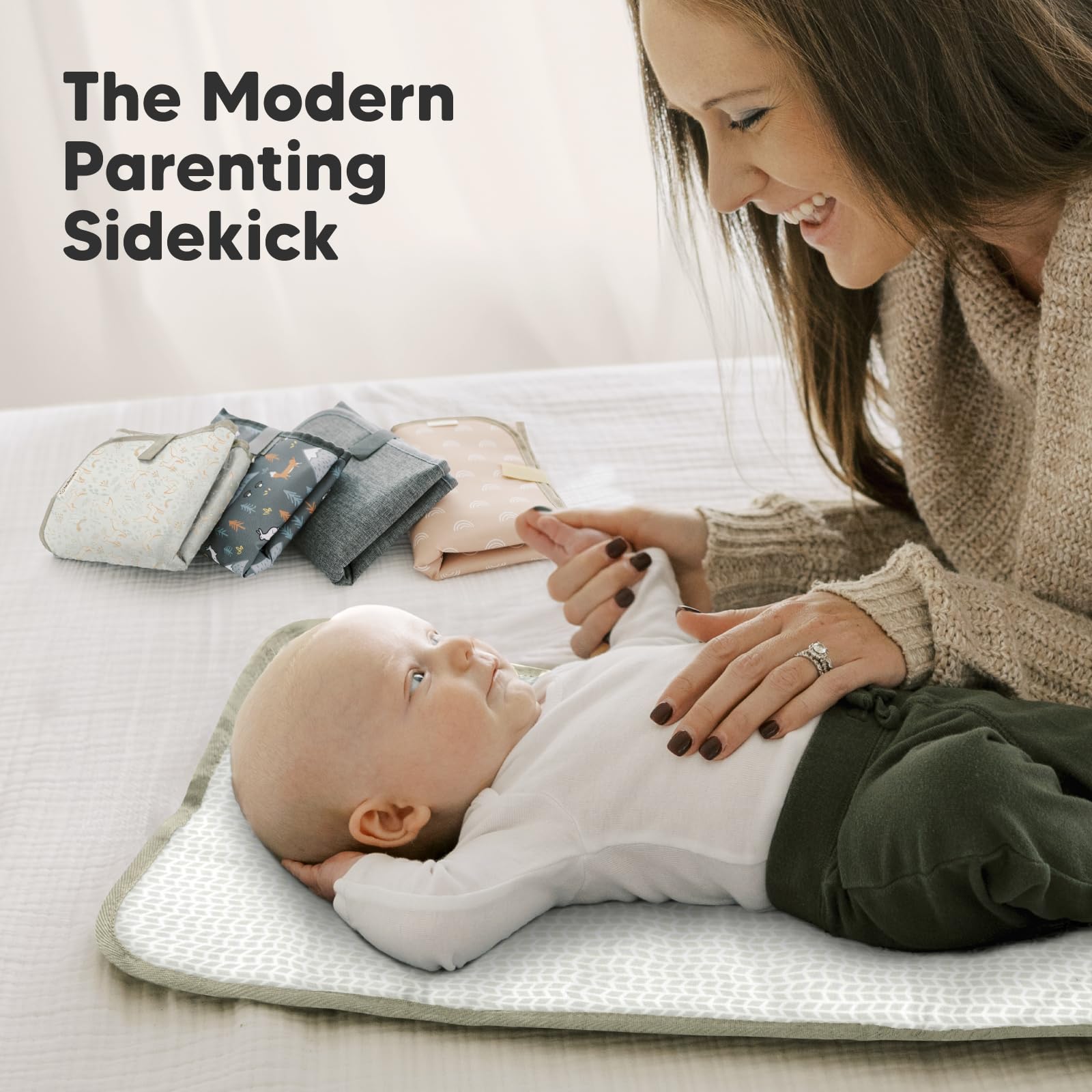 KeaBabies changing pad suitable from newborn to 36 months for growing babies.