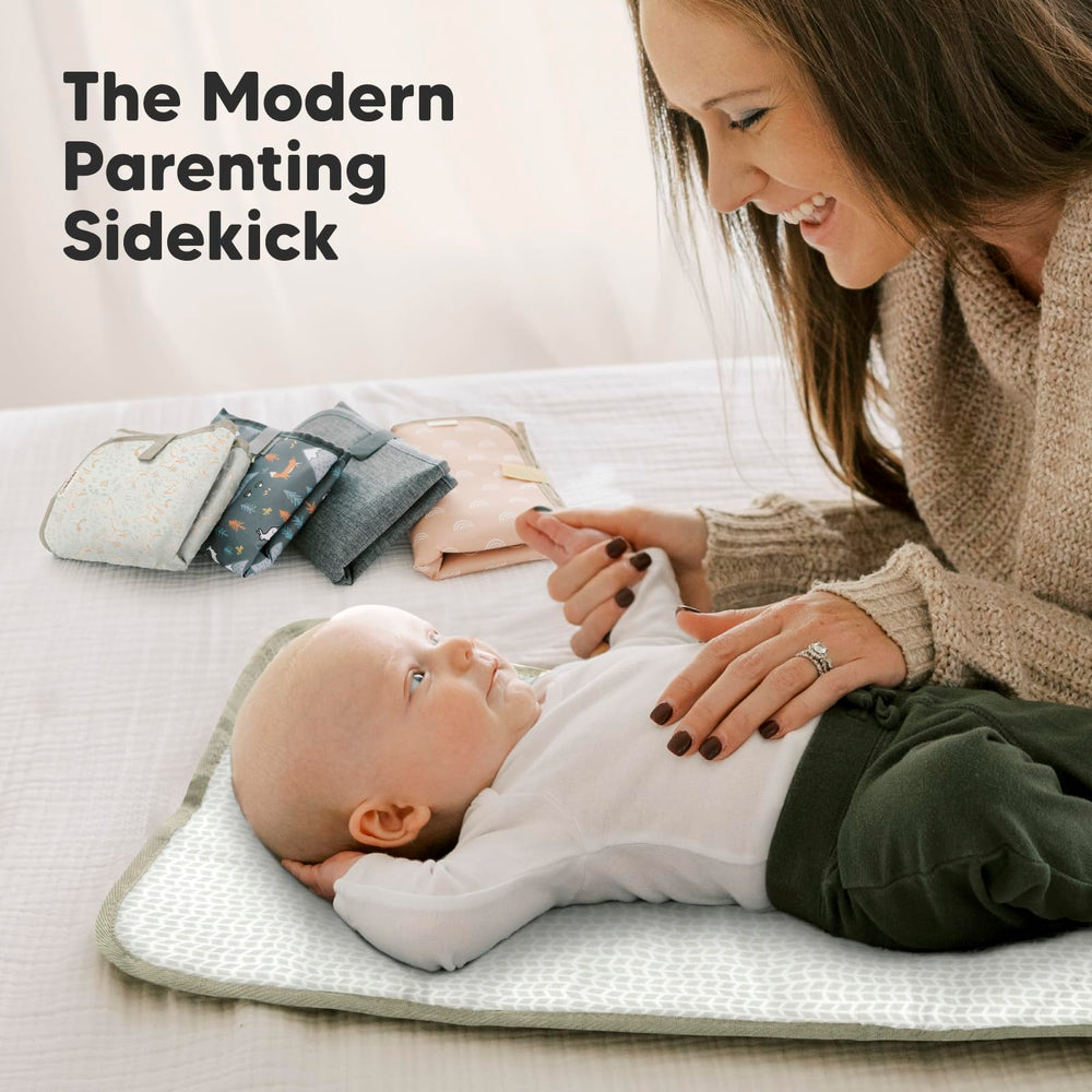 KeaBabies changing pad suitable from newborn to 36 months for growing babies.