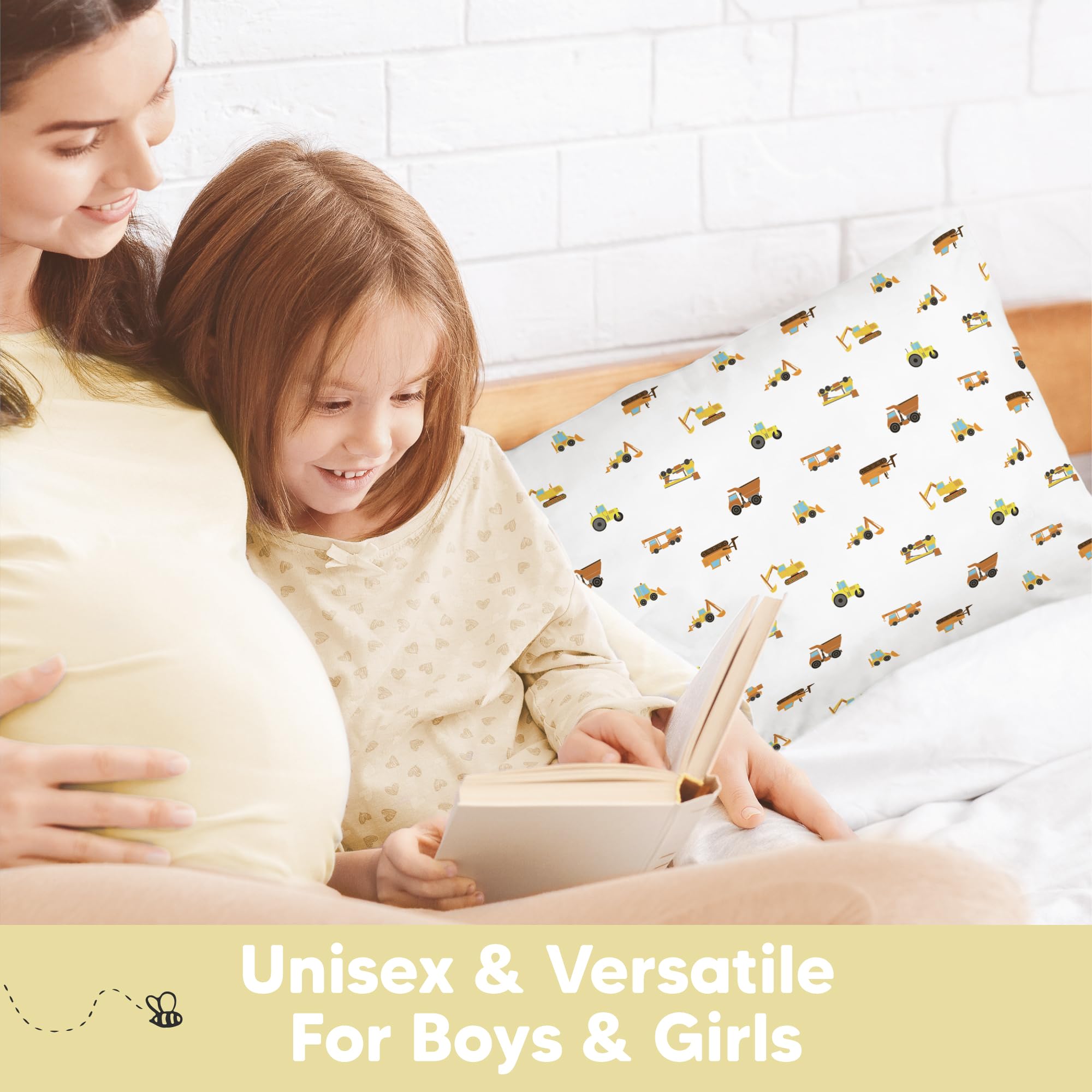Keababies pillowcase pairs with matching toddler pillows for seamless setup.