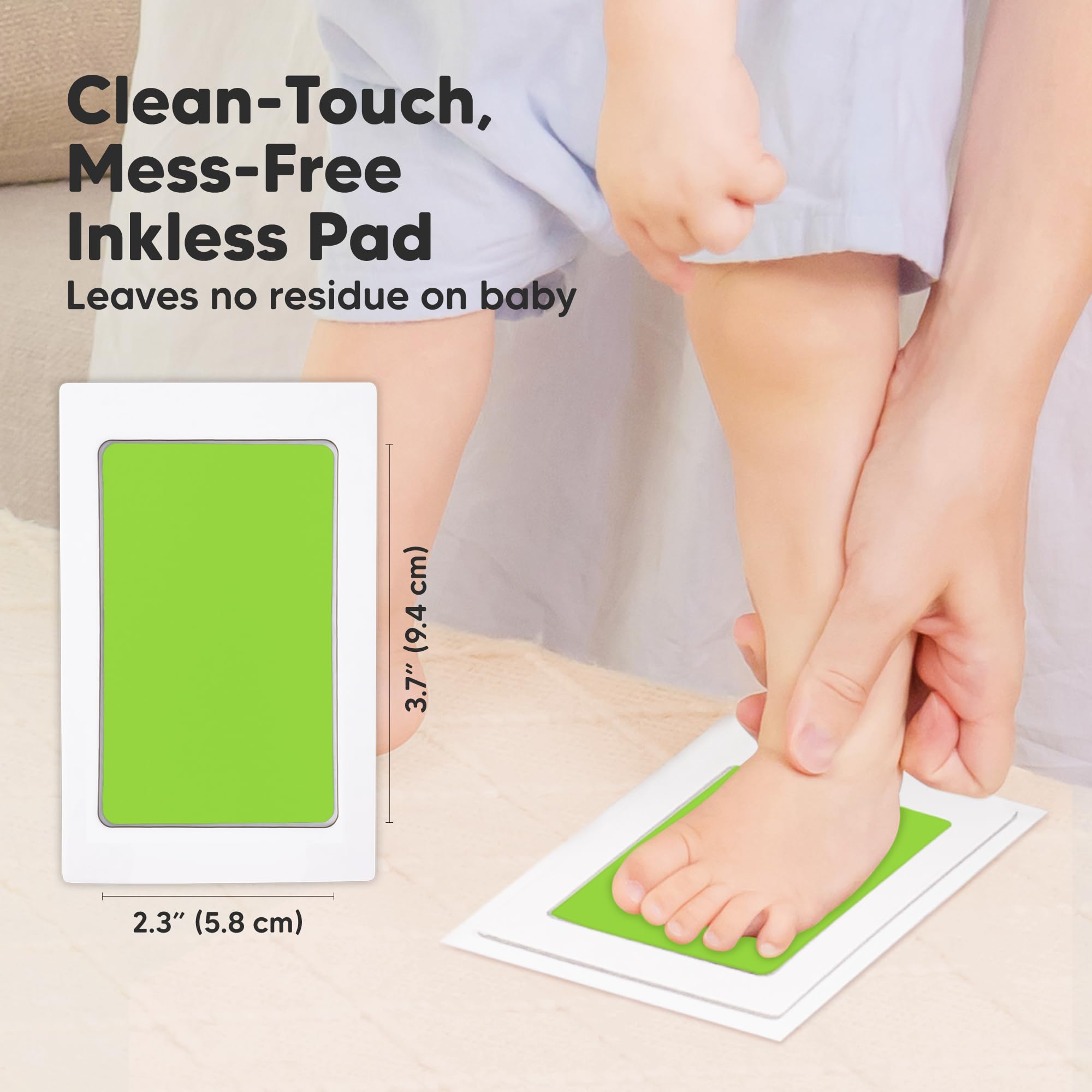 KeaBabies clean-touch ink pad: safe, quick hand and paw prints.