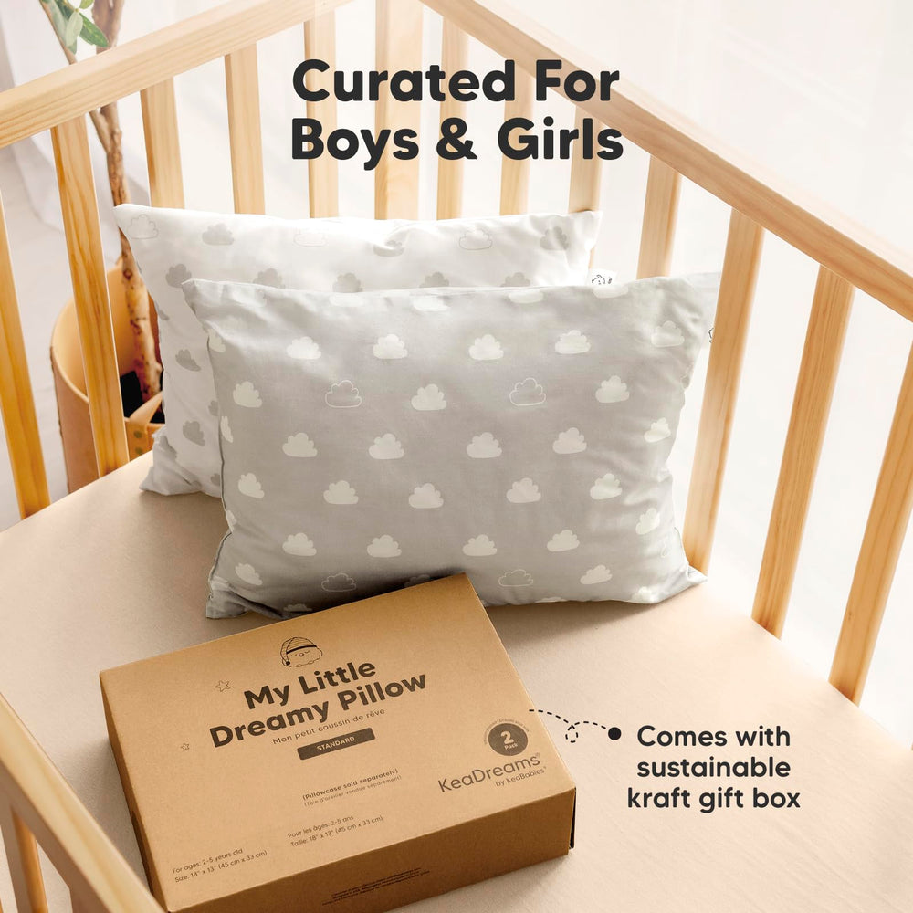 KeaBabies cloud-themed pillow offers soft, kid-friendly comfort anywhere.