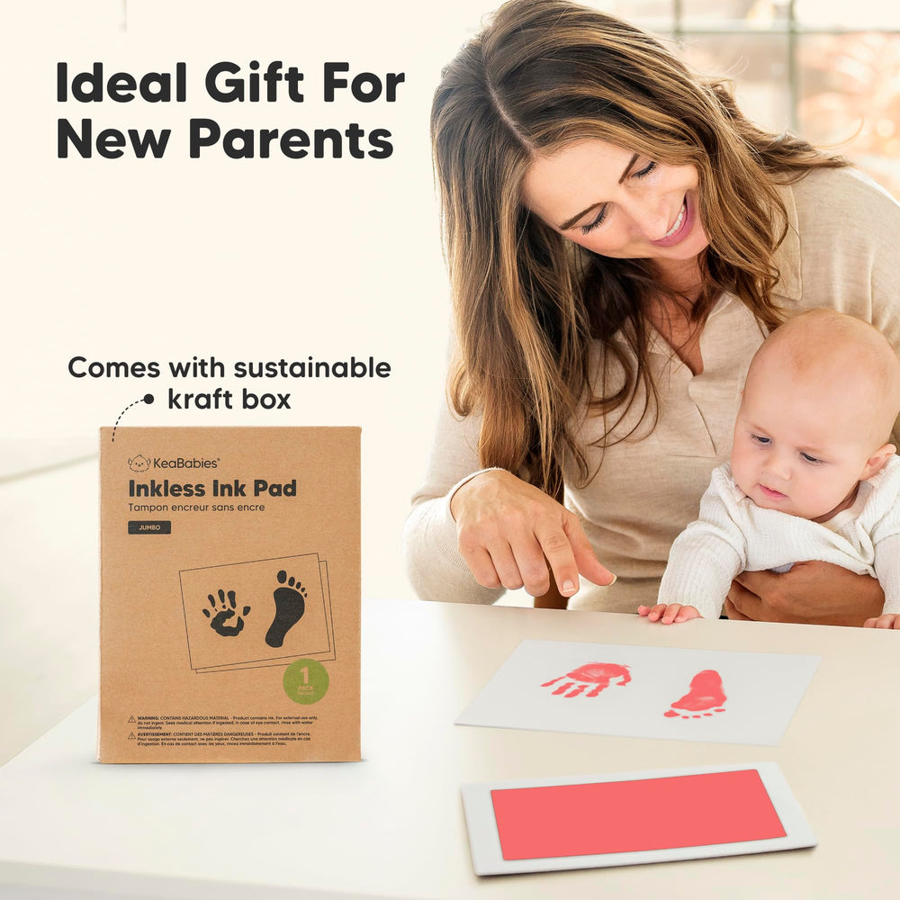 KeaBabies compact 6x8 inch ink pad for tiny prints.