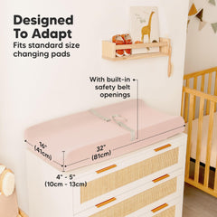 KeaBabies 100% Organic Cotton Cover Cameo is machine washable and dryer-ready for busy families.