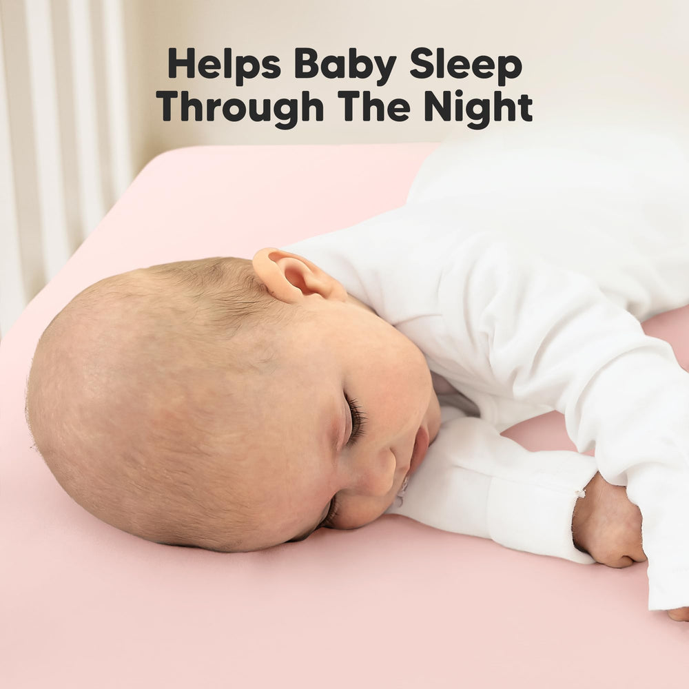 Fits securely on standard 52x28 crib mattresses.