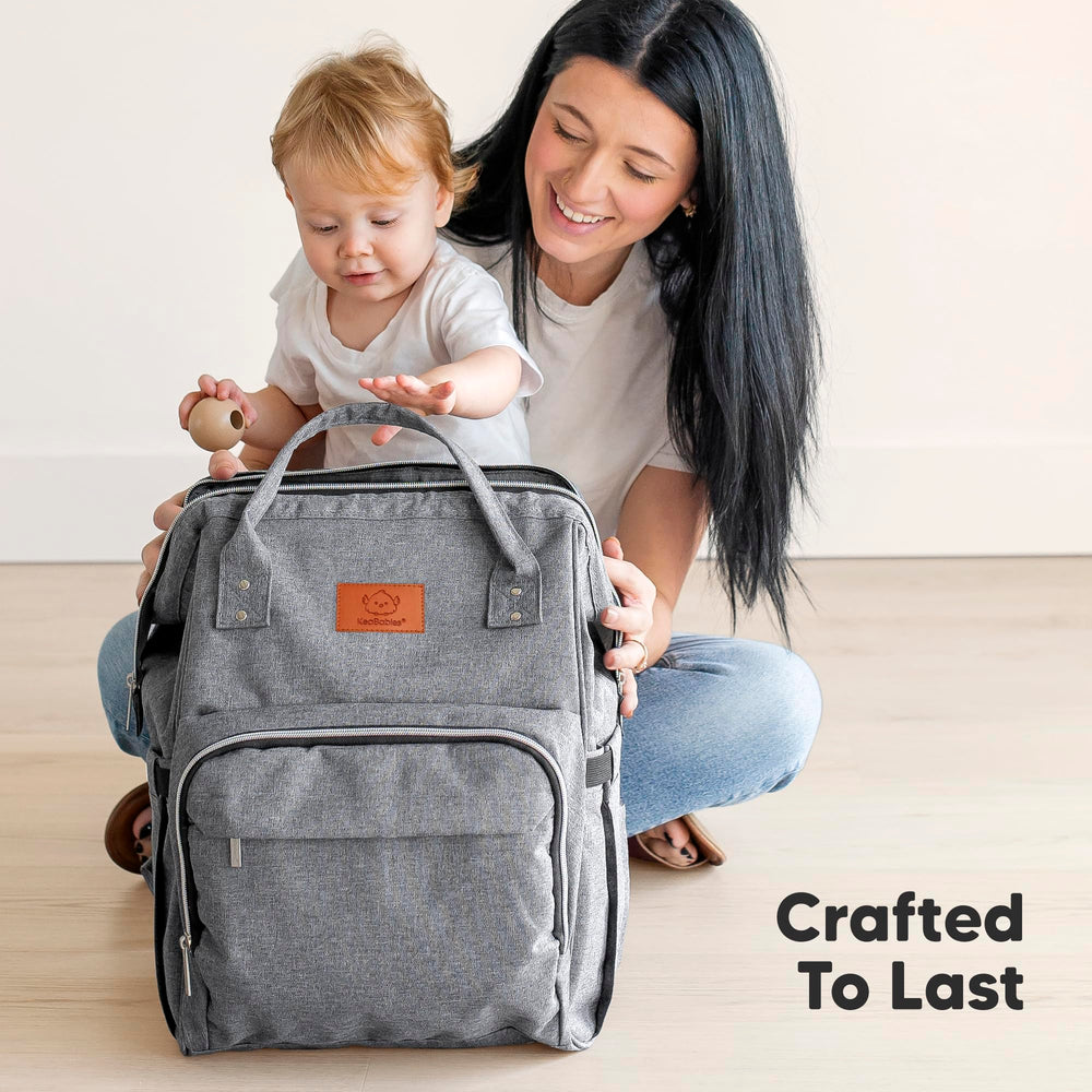 KeaBabies Diaper Bag Backpack everyday travel-ready for parents on the go.