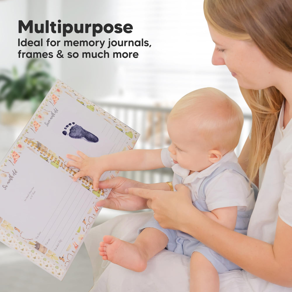 KeaBabies dog paw print kit suitable for pets and newborns.