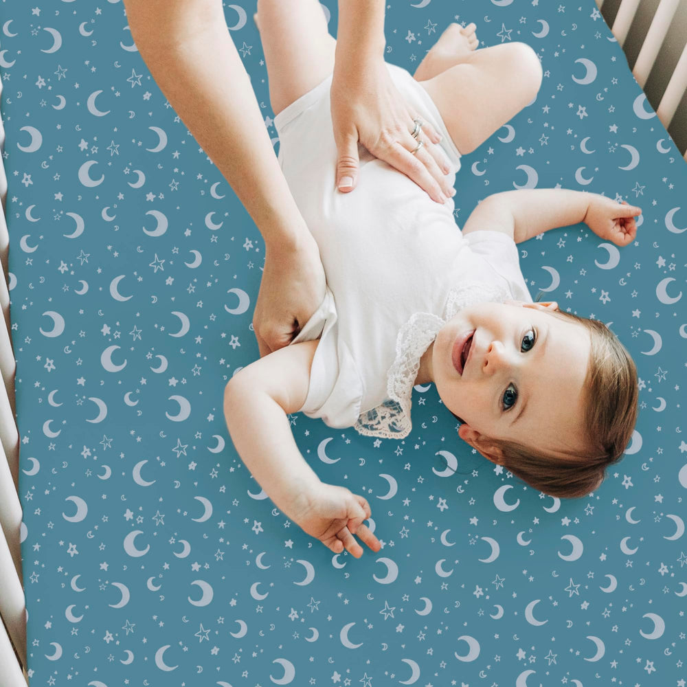 KeaBabies Dragon Tale crib sheet supports a breathable sleep environment