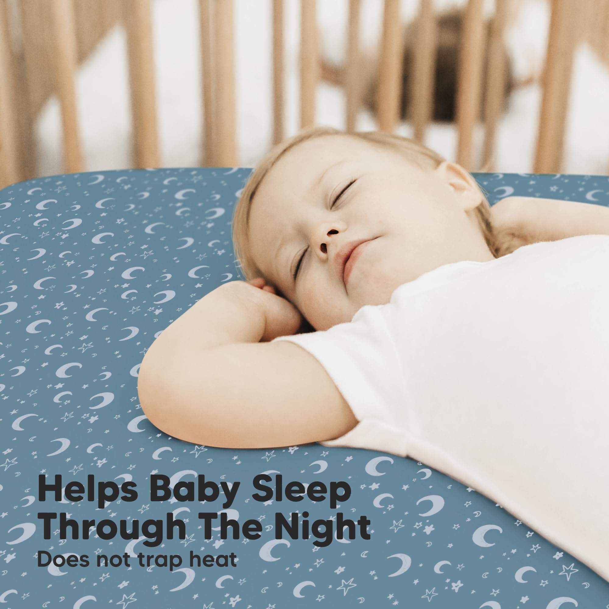 KeaBabies Isla sheet is machine washable and dryer friendly for busy families